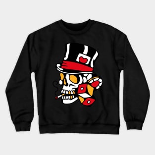 Skul dice poker Crewneck Sweatshirt